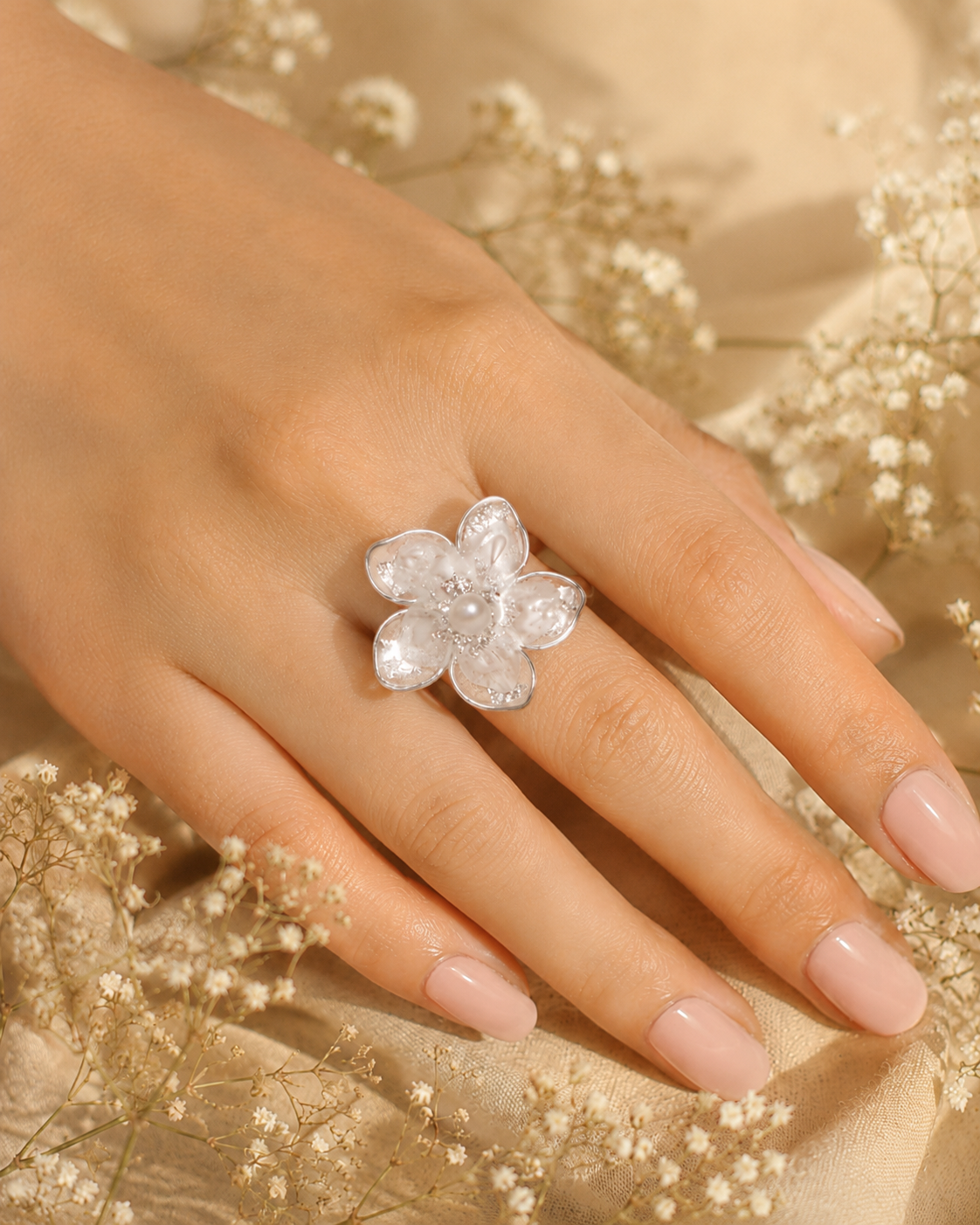 Bagues en acier inoxydable - Argent