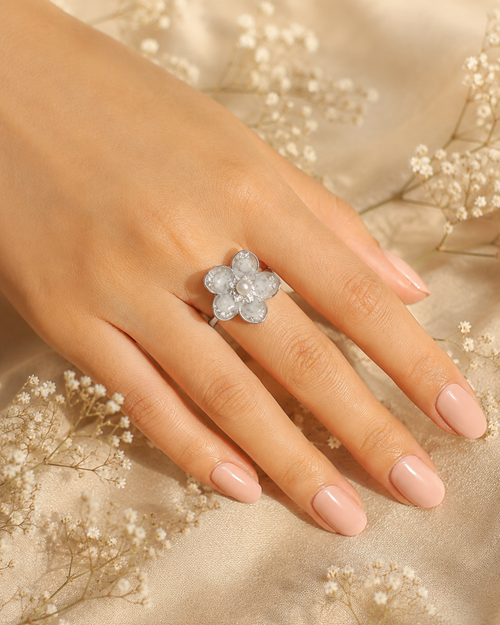 Bagues en acier inoxydable - Argent
