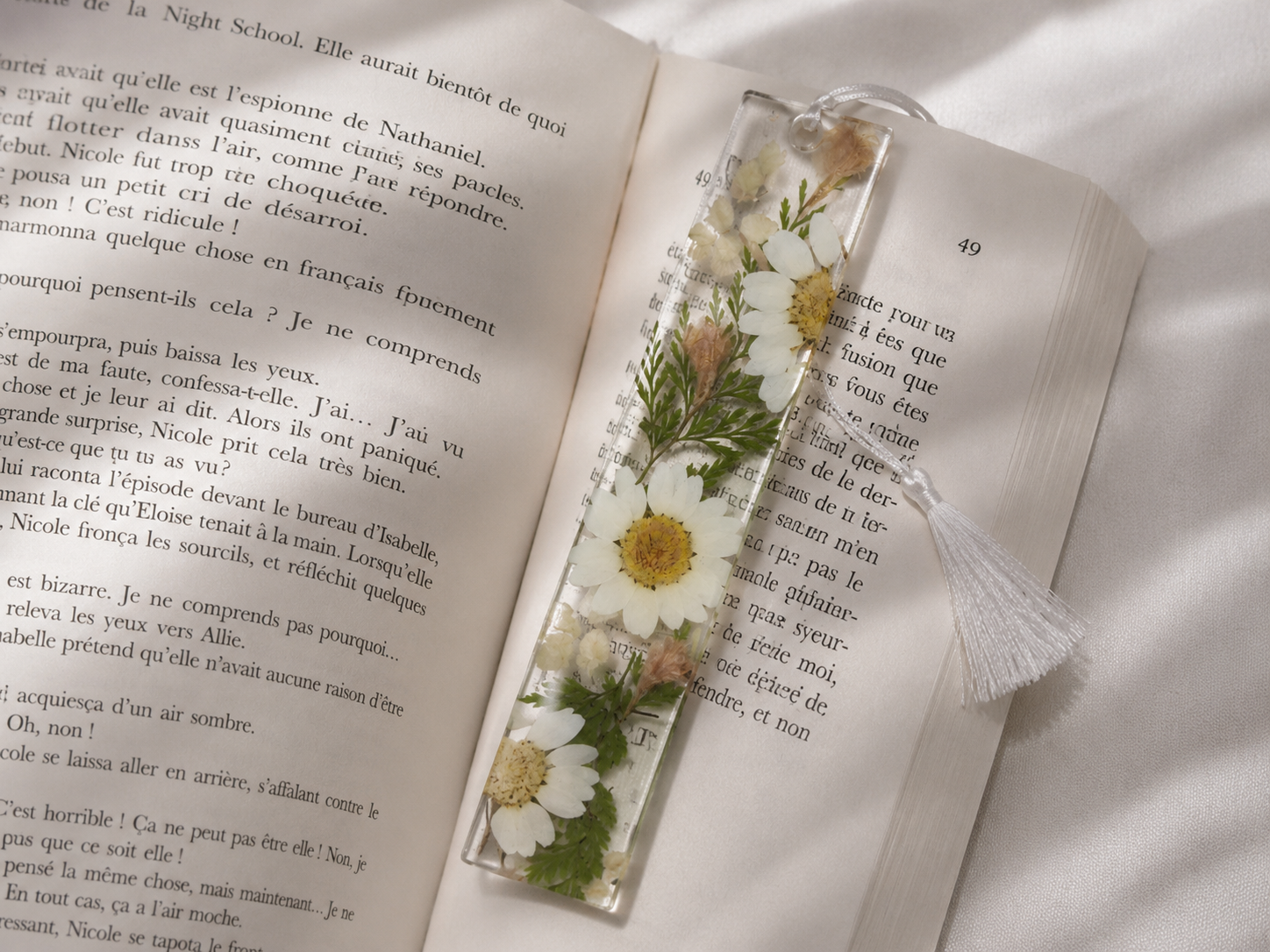 Marque-page Blanc