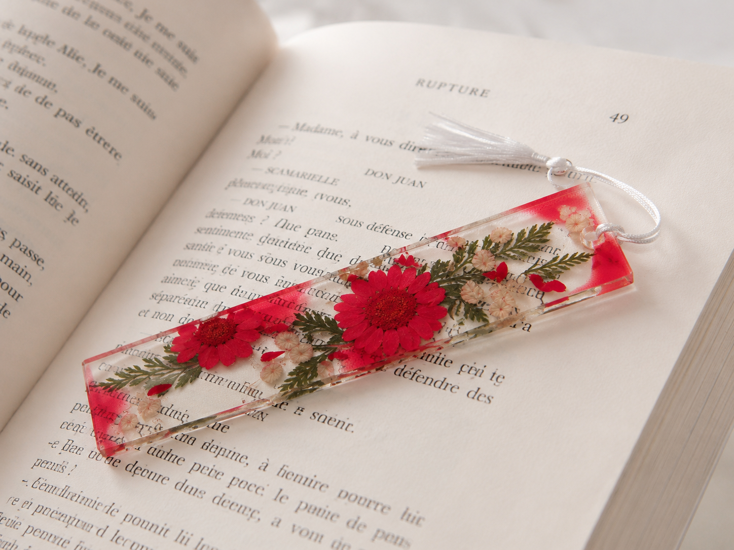Marque-page Rouge