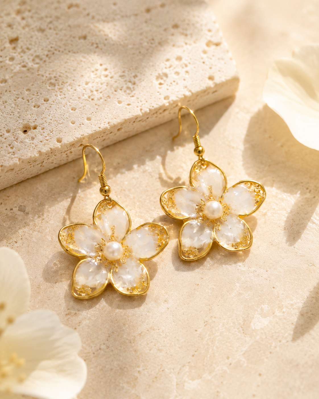 Boucles d'oreilles acier inoxydable - Or